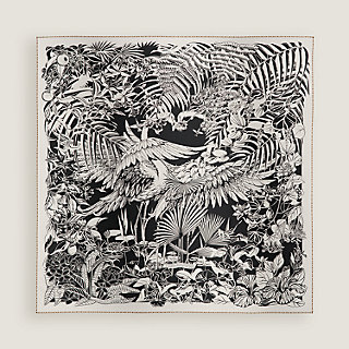 【お洒落♪】HERMES Flamingo Party Tattoo 両面スカーフ 90 Flamingo Party Tattoo double face scarf 90 | Hermès Finland